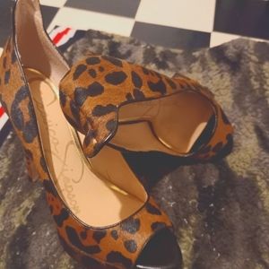 Jessica Simpson Tiger Print Platforms